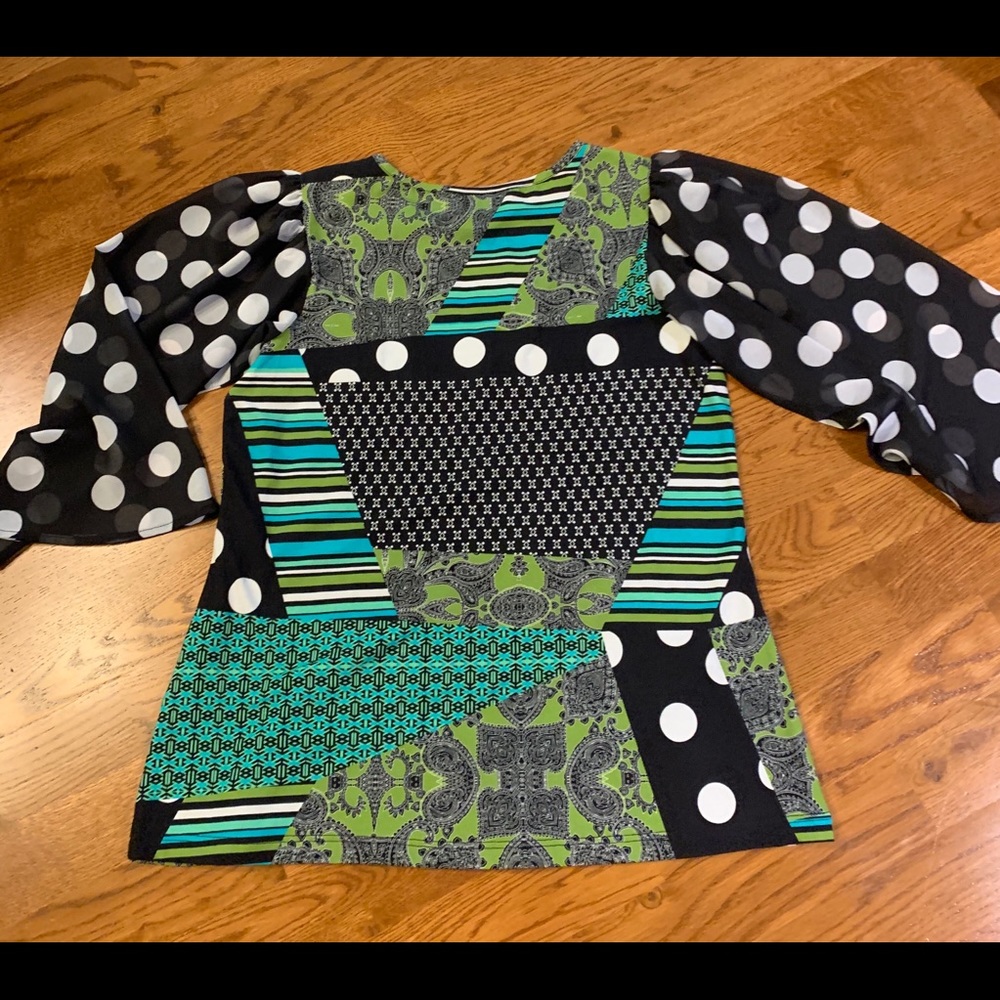 LYNNE RITCHIE TUNIC PATCHWORK - Picture 6 of 6